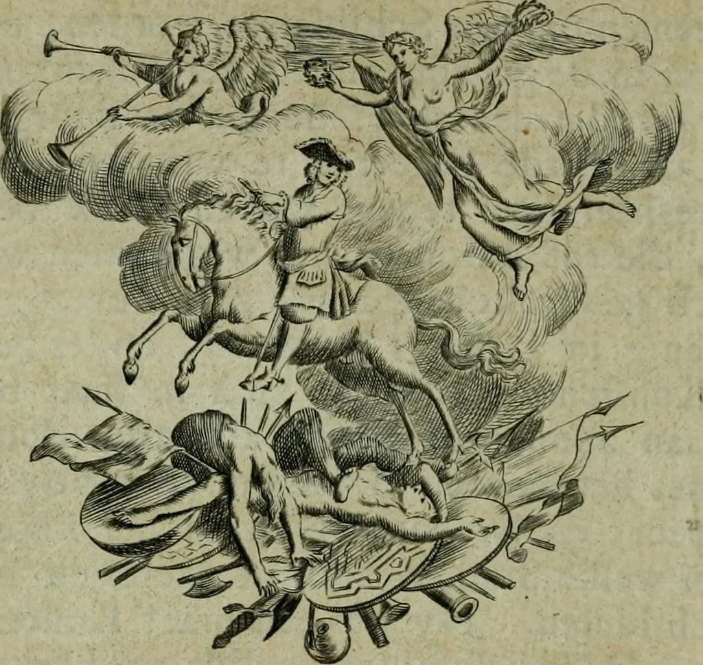 An illustration from De levens-beschryvingen der Nederlandsche konst-schilders en konst-schilderessen, met een uytbreyding over de schilder-konst der ouden, 1729, leaf 125