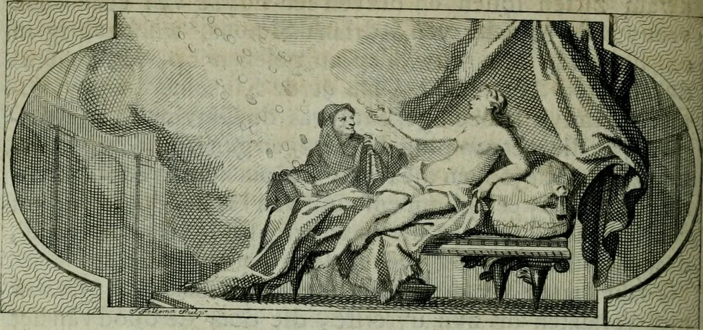 An illustration from De levens-beschryvingen der Nederlandsche konst-schilders en konst-schilderessen, met een uytbreyding over de schilder-konst der ouden, 1729, leaf 135