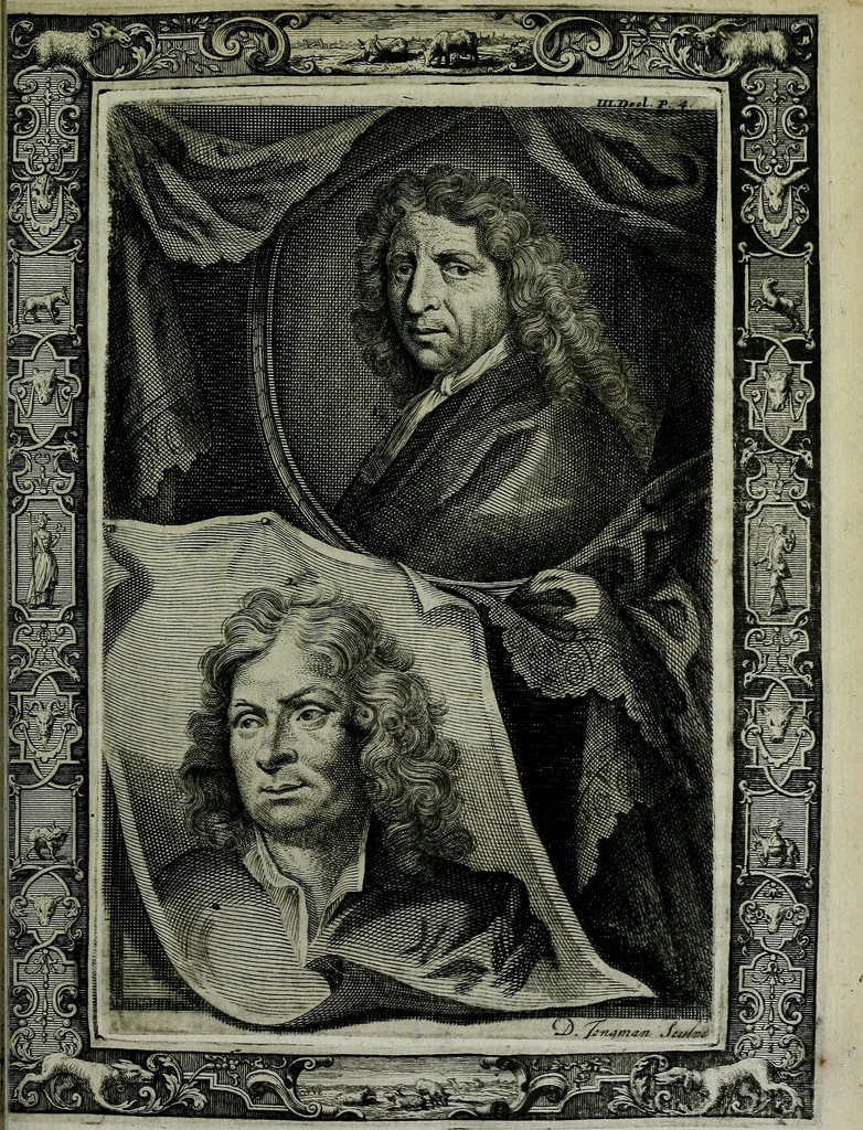 An illustration from De levens-beschryvingen der Nederlandsche konst-schilders en konst-schilderessen, met een uytbreyding over de schilder-konst der ouden, 1729, leaf 14