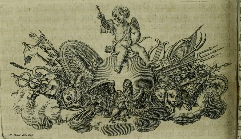 An illustration from De levens-beschryvingen der Nederlandsche konst-schilders en konst-schilderessen, met een uytbreyding over de schilder-konst der ouden, 1729, leaf 151