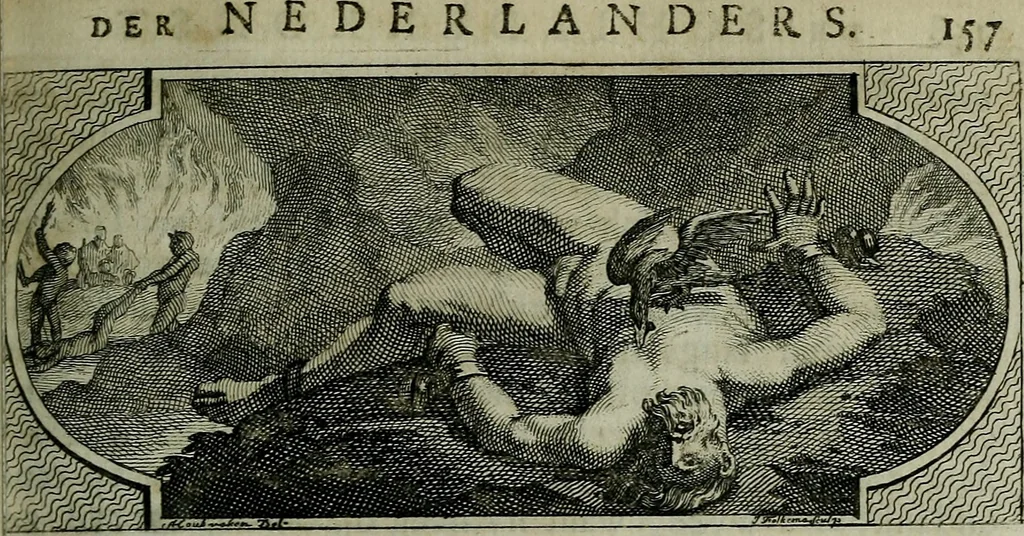 An illustration from De levens-beschryvingen der Nederlandsche konst-schilders en konst-schilderessen, met een uytbreyding over de schilder-konst der ouden, 1729, leaf 182