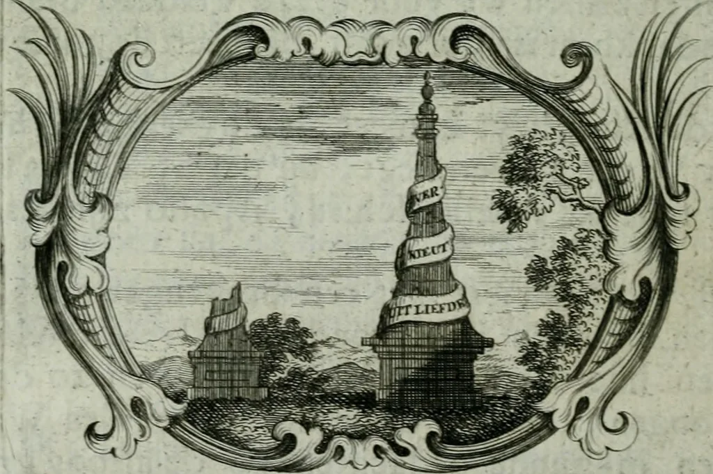 An illustration from De levens-beschryvingen der Nederlandsche konst-schilders en konst-schilderessen, met een uytbreyding over de schilder-konst der ouden, 1729, leaf 199