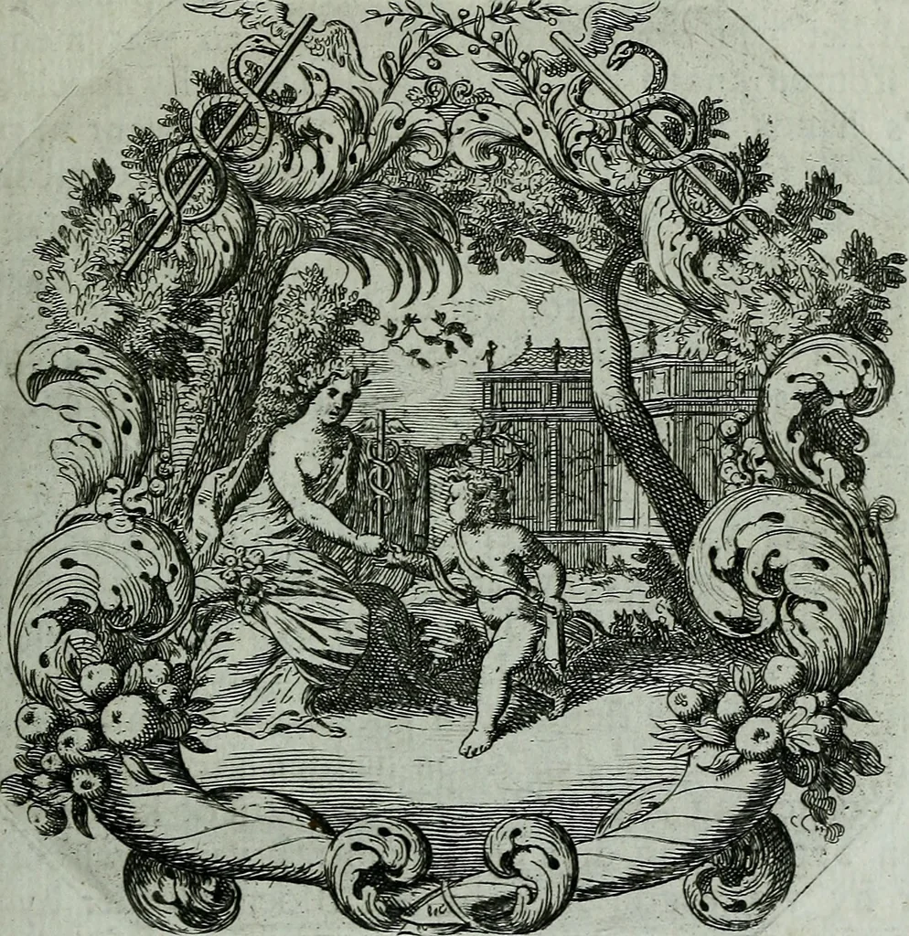 An illustration from De levens-beschryvingen der Nederlandsche konst-schilders en konst-schilderessen, met een uytbreyding over de schilder-konst der ouden, 1729, leaf 216