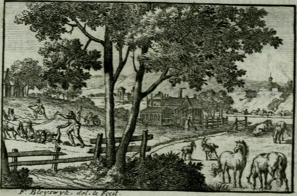 An illustration from De levens-beschryvingen der Nederlandsche konst-schilders en konst-schilderessen, met een uytbreyding over de schilder-konst der ouden, 1729, leaf 223