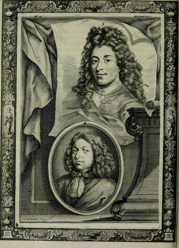 An illustration from De levens-beschryvingen der Nederlandsche konst-schilders en konst-schilderessen, met een uytbreyding over de schilder-konst der ouden, 1729, leaf 23