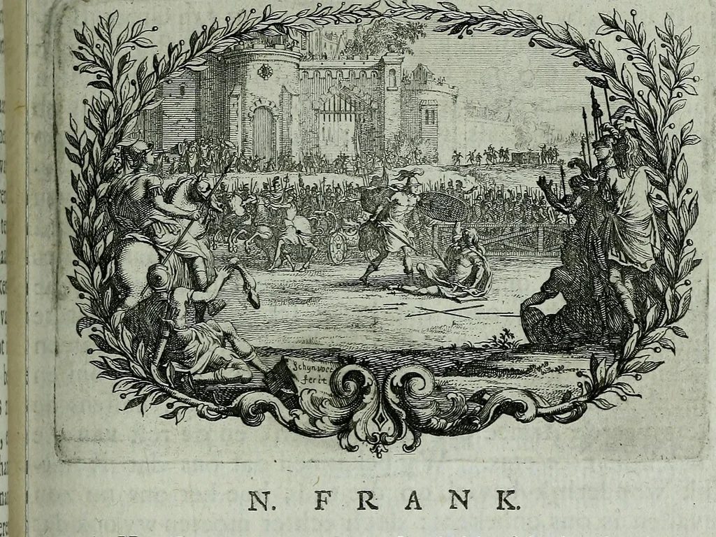An illustration from De levens-beschryvingen der Nederlandsche konst-schilders en konst-schilderessen, met een uytbreyding over de schilder-konst der ouden, 1729, leaf 298