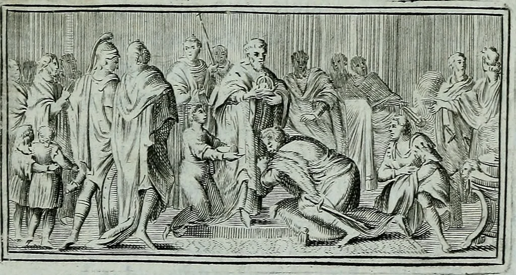 An illustration from De levens-beschryvingen der Nederlandsche konst-schilders en konst-schilderessen, met een uytbreyding over de schilder-konst der ouden, 1729, leaf 384