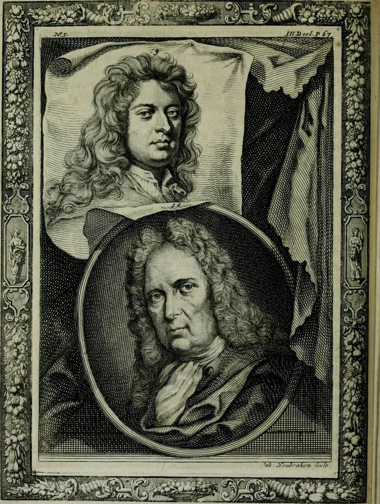 An illustration from De levens-beschryvingen der Nederlandsche konst-schilders en konst-schilderessen, met een uytbreyding over de schilder-konst der ouden, 1729, leaf 85