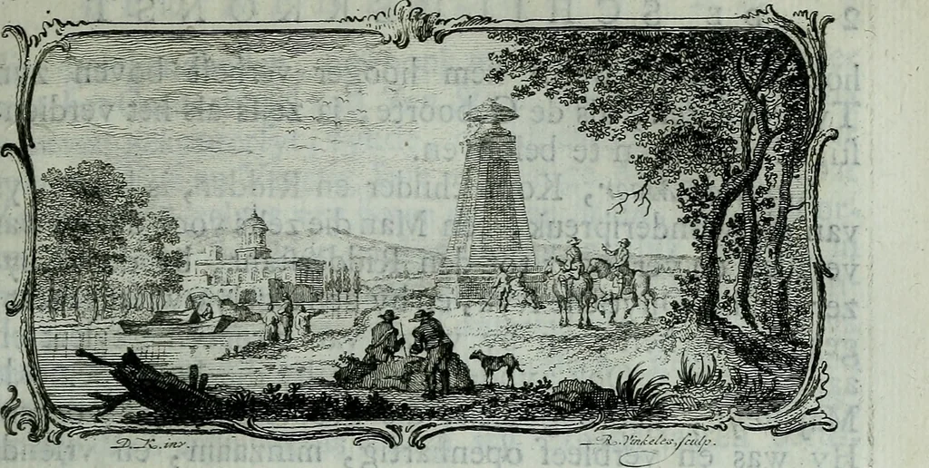 An illustration from De levens-beschryvingen der Nederlandsche konst-schilders en konst-schilderessen, met een uytbreyding over de schilder-konst der ouden, 1729, leaf 100