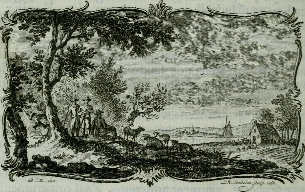 An illustration from De levens-beschryvingen der Nederlandsche konst-schilders en konst-schilderessen, met een uytbreyding over de schilder-konst der ouden, 1729, leaf 333