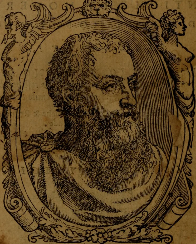 An illustration from Del governo de regni et delle republiche antiche et moderne, 1567, leaf 5