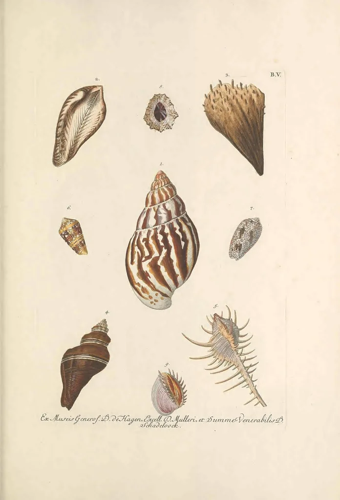 An illustration from Deliciae naturae selectae, oder, Auserlesenes Natüralien-Cabinet welches aus den drey Reichen der Natur zeiget : was von curiösen Liebhabern aufbehalten und gesammlet [i.e. gesammelt] zu werden verdienet, 1766, leaf 119