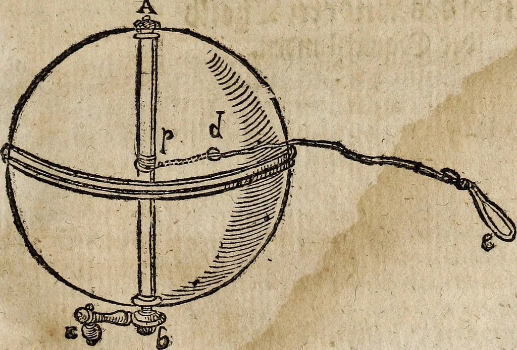 An illustration from [Deliciæ physico-mathematicæ, oder, Mathemat: und Philosophische Erquickstunden : darinnen sechshundert drey und sechzig Schöne, liebliche, und annehmliche Kunststücklein, Auffgaben und Fragen ausz der Rechenkunst, Landtmessen, Perspectiv, Naturkündigung ..., 1651, leaf 180