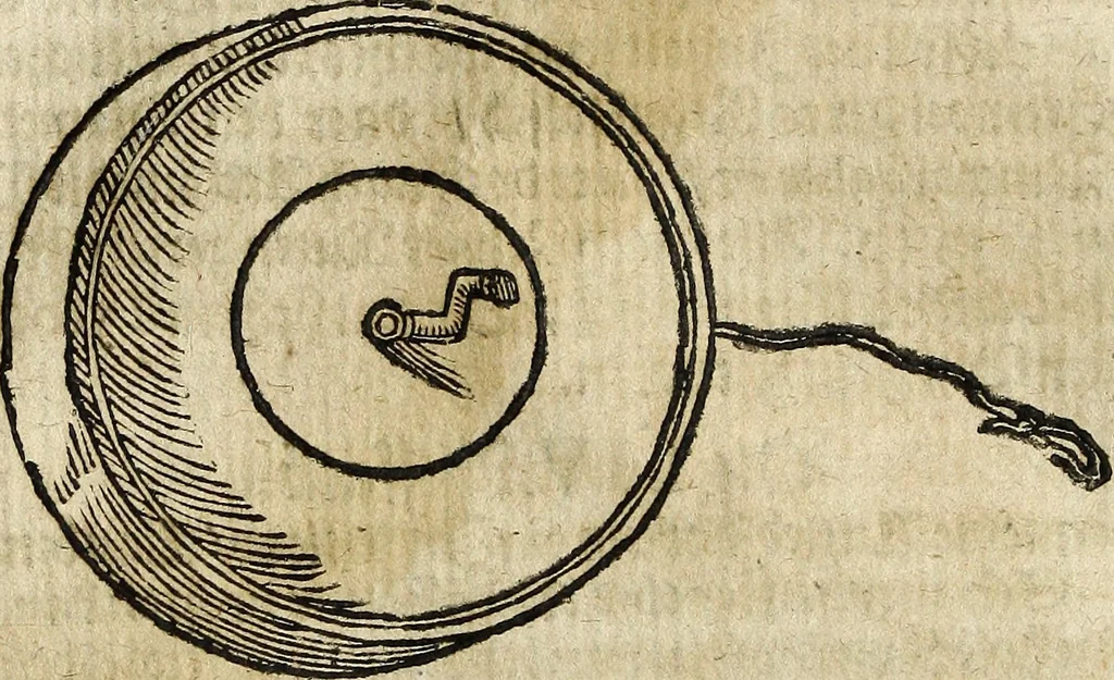 An illustration from [Deliciæ physico-mathematicæ, oder, Mathemat: und Philosophische Erquickstunden : darinnen sechshundert drey und sechzig Schöne, liebliche, und annehmliche Kunststücklein, Auffgaben und Fragen ausz der Rechenkunst, Landtmessen, Perspectiv, Naturkündigung ..., 1651, leaf 181