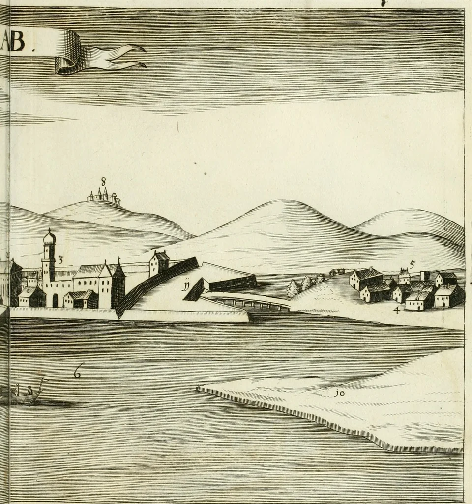 An illustration from Delineatio provinciarum Pannoniae et Imperii Turcici in Oriente : eine grundrichtige Beschreibung dess ganzen Aufgangs, sonderlich aber dess hochlöblichen Königreichs Ungarn, und der ganzen Türckey ..., 1684, leaf 26