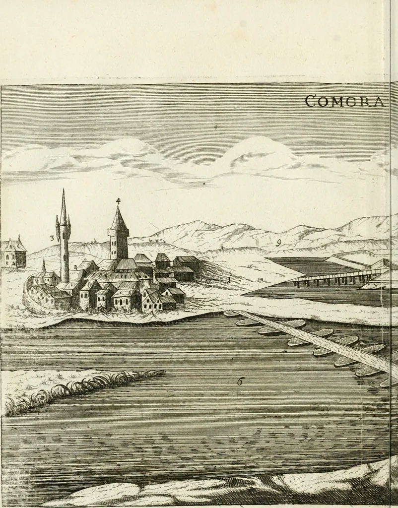 An illustration from Delineatio provinciarum Pannoniae et Imperii Turcici in Oriente : eine grundrichtige Beschreibung dess ganzen Aufgangs, sonderlich aber dess hochlöblichen Königreichs Ungarn, und der ganzen Türckey ..., 1684, leaf 29