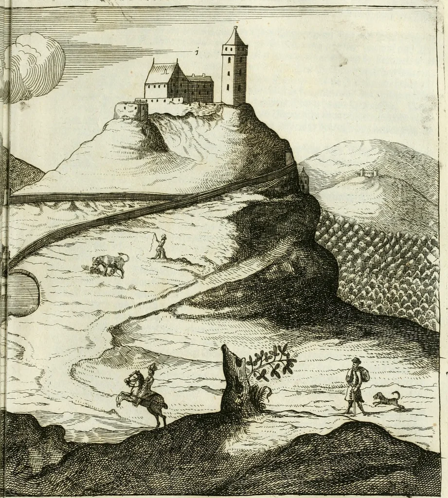 An illustration from Delineatio provinciarum Pannoniae et Imperii Turcici in Oriente : eine grundrichtige Beschreibung dess ganzen Aufgangs, sonderlich aber dess hochlöblichen Königreichs Ungarn, und der ganzen Türckey ..., 1684, leaf 90