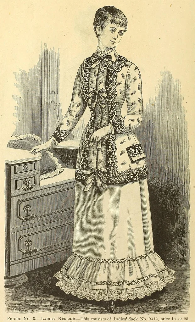 An illustration from The delineator, vol. 24, 1873, leaf 6