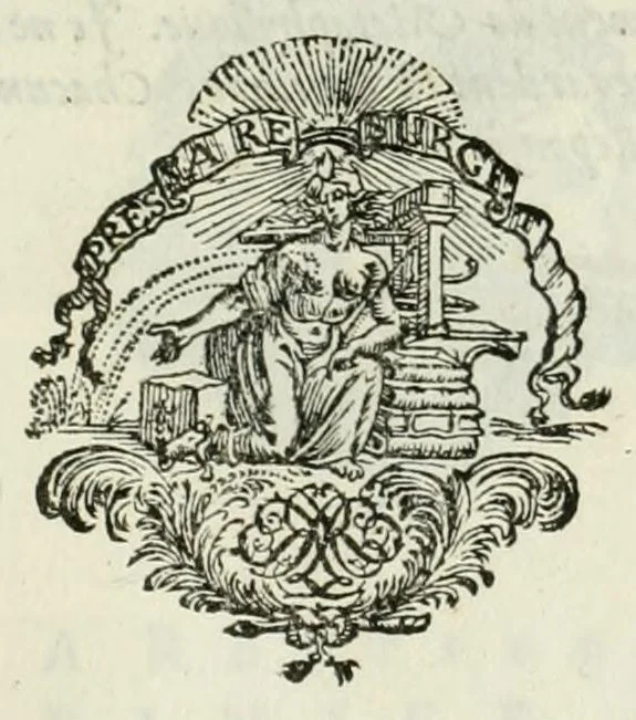 An illustration from De l'inspiration des Livres Sacrés : avec une Réponse au livre intitulé, Defense des sentimens de quelques theologiens de Hollande sur l'histoire critique du Vieux Testament, 1687, leaf 7