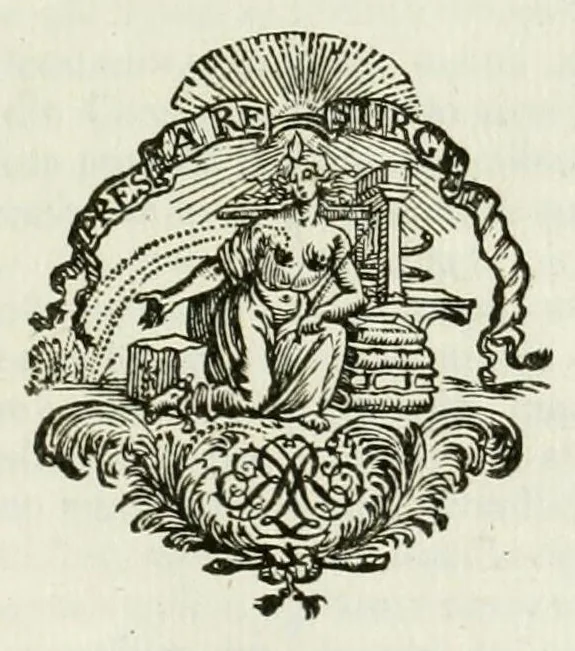 An illustration from De l'inspiration des Livres Sacrés : avec une Réponse au livre intitulé, Defense des sentimens de quelques theologiens de Hollande sur l'histoire critique du Vieux Testament, 1687, leaf 9