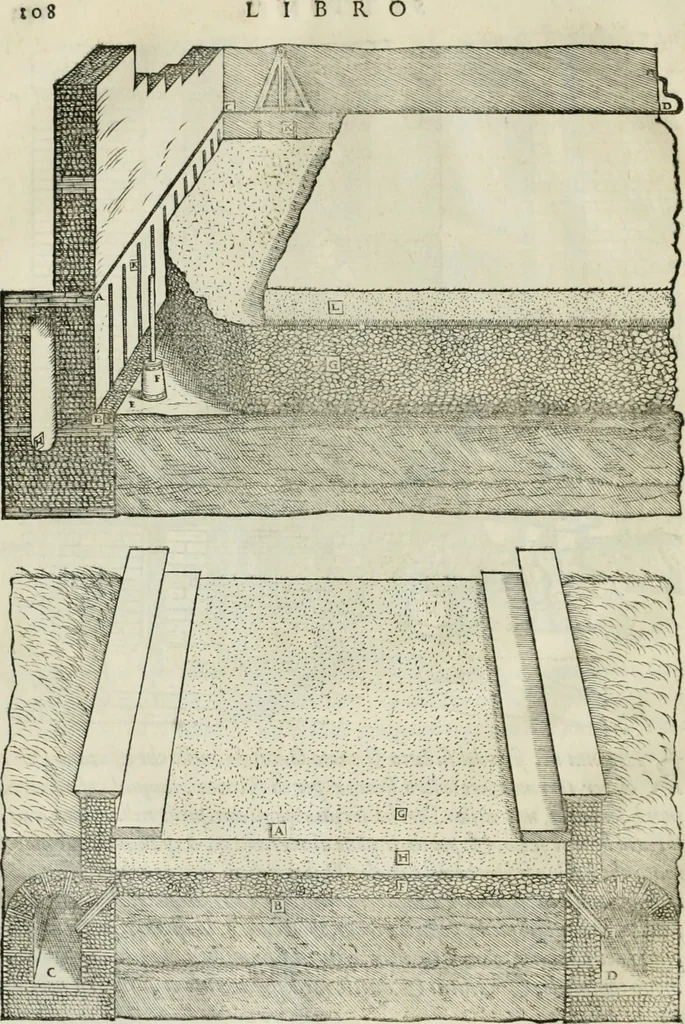 An illustration from Della architettvra, 1590, leaf 123