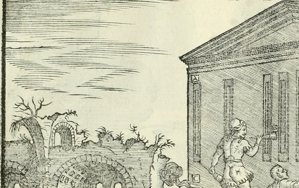 An illustration from Della architettvra, 1590, leaf 126