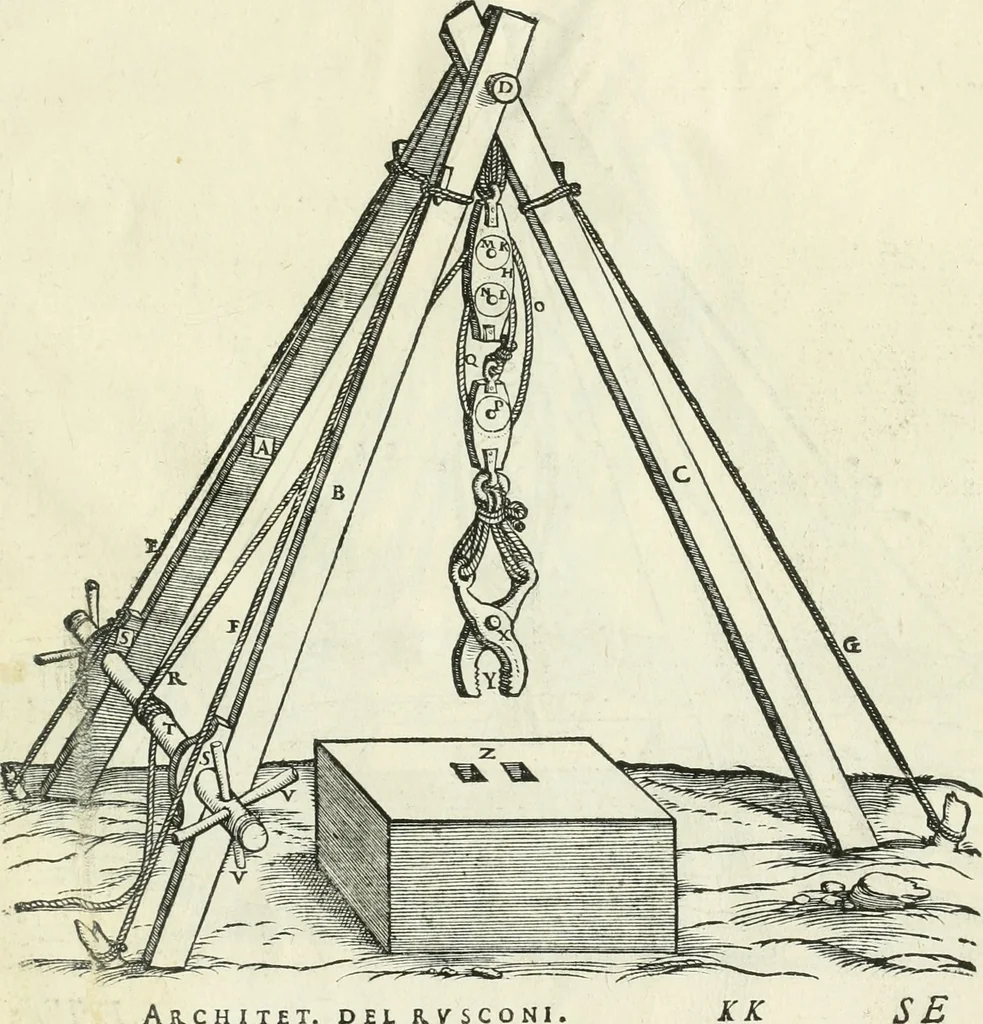 An illustration from Della architettvra, 1590, leaf 144
