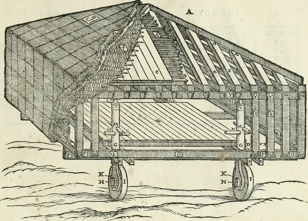 An illustration from Della architettvra, 1590, leaf 158