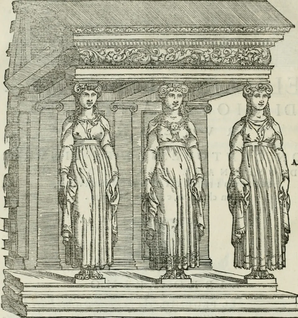 An illustration from Della architettvra, 1590, leaf 17