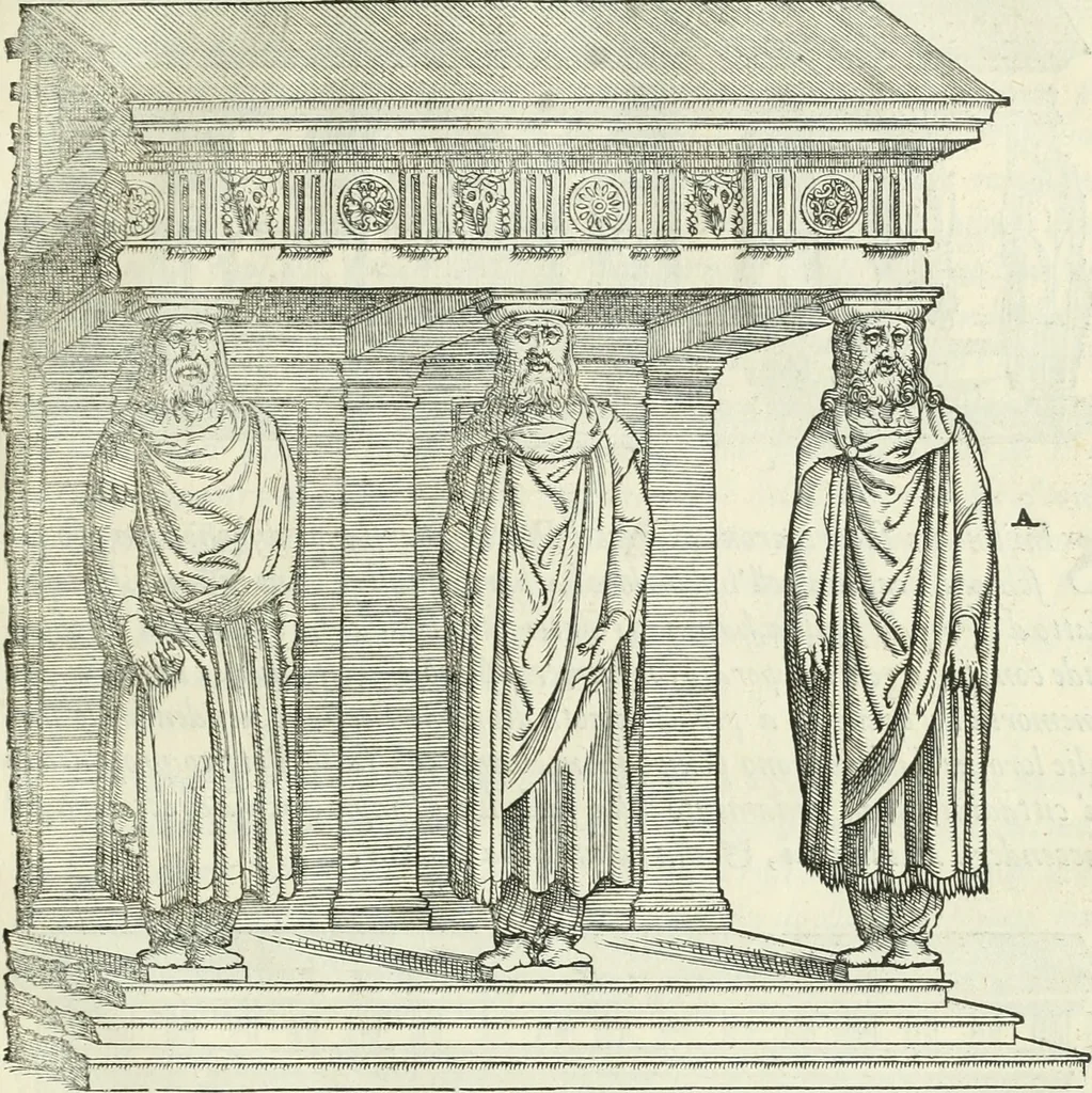 An illustration from Della architettvra, 1590, leaf 18