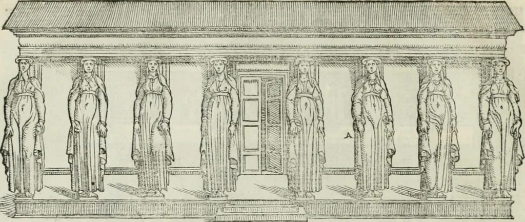 An illustration from Della architettvra, 1590, leaf 19