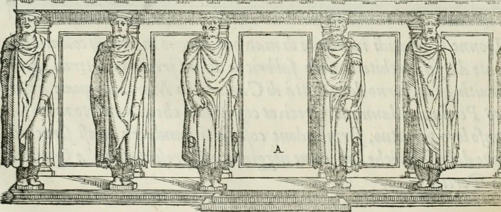 An illustration from Della architettvra, 1590, leaf 19