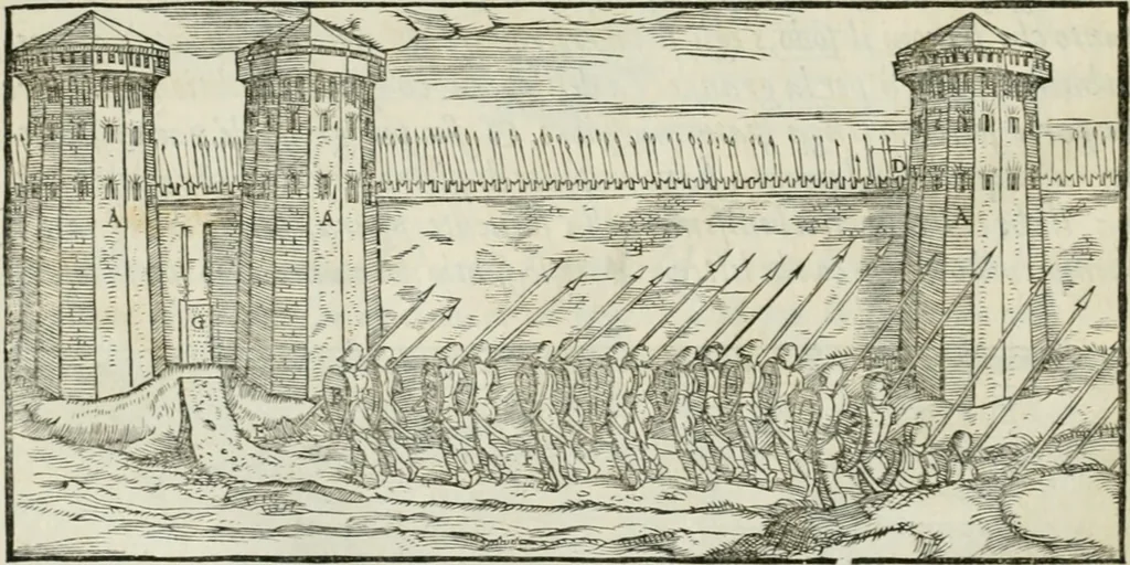 An illustration from Della architettvra, 1590, leaf 25