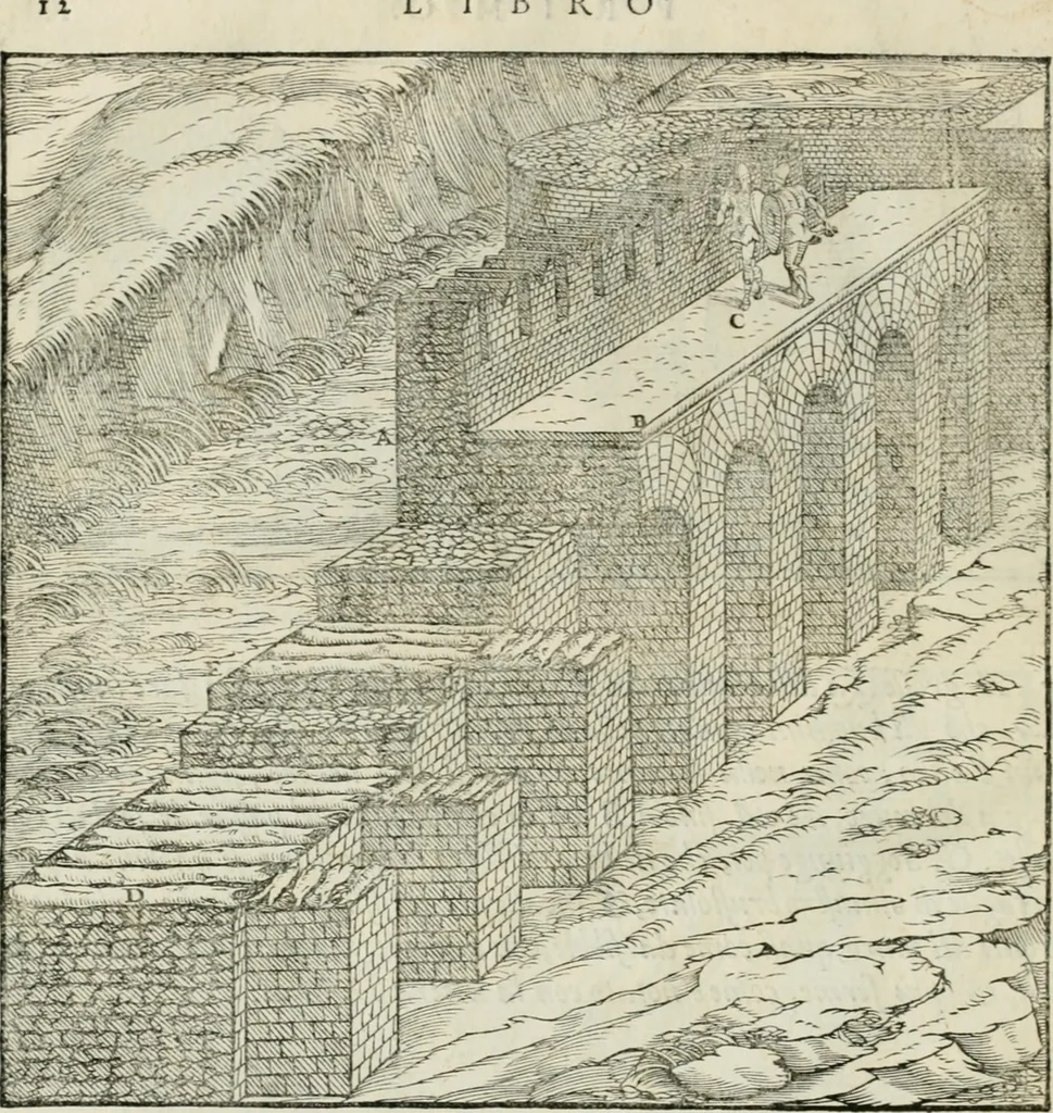 An illustration from Della architettvra, 1590, leaf 27