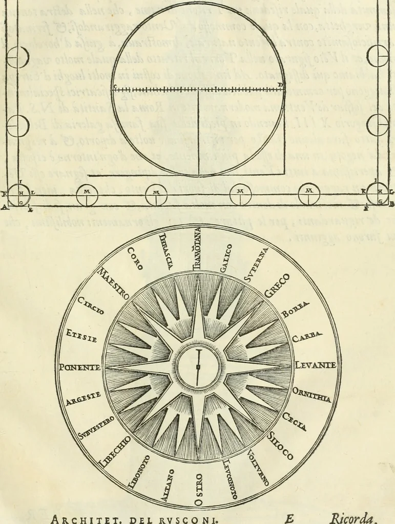 An illustration from Della architettvra, 1590, leaf 32