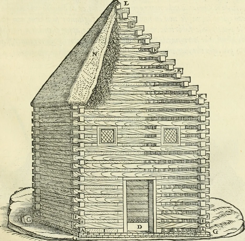 An illustration from Della architettvra, 1590, leaf 42