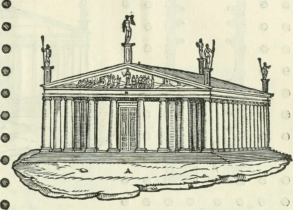 An illustration from Della architettvra, 1590, leaf 66