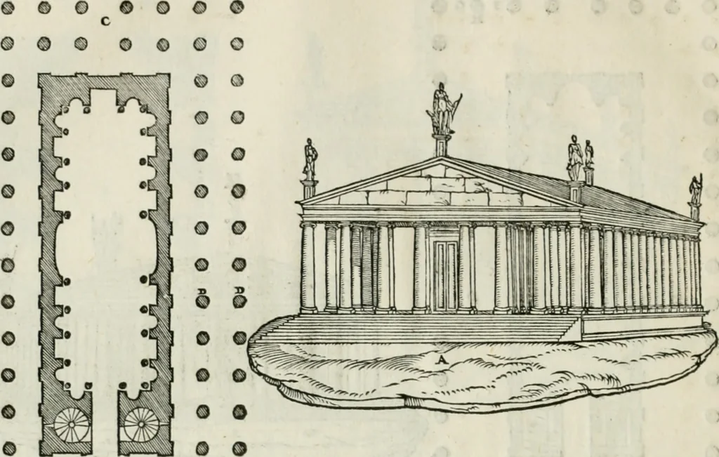 An illustration from Della architettvra, 1590, leaf 67