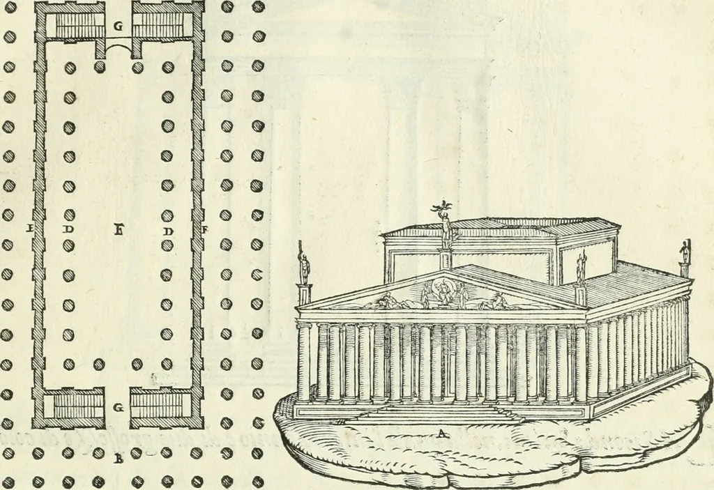 An illustration from Della architettvra, 1590, leaf 68
