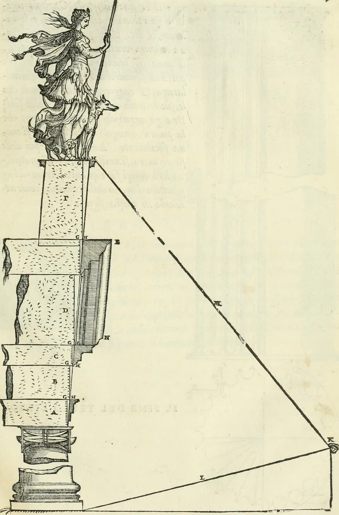 An illustration from Della architettvra, 1590, leaf 80