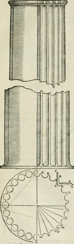 An illustration from Della architettvra, 1590, leaf 81