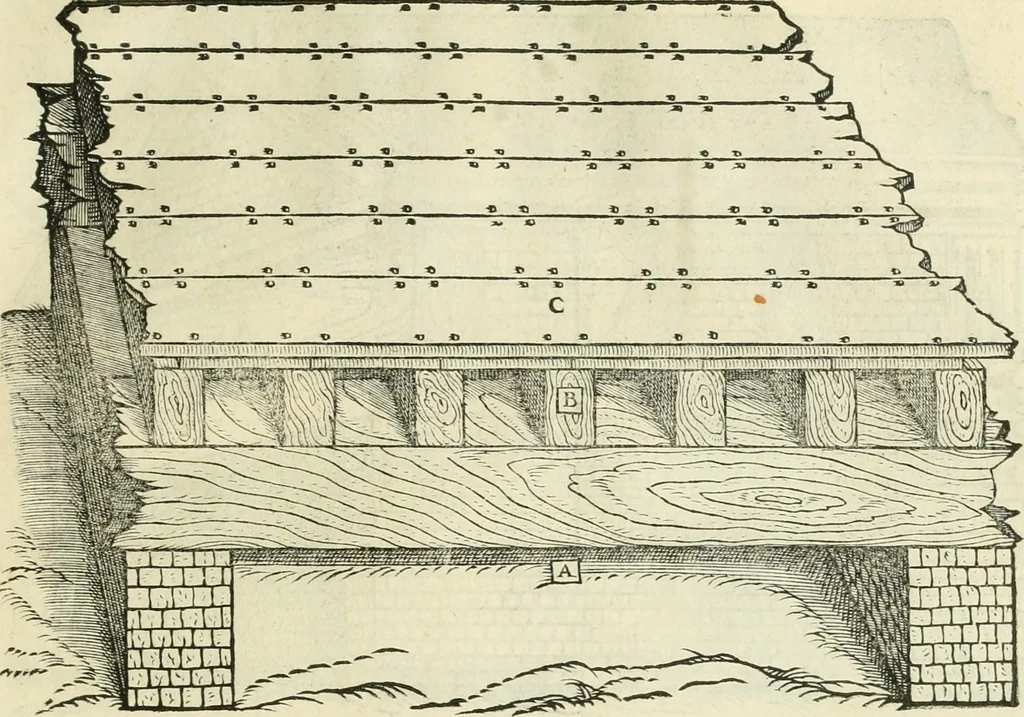 An illustration from Della architettvra, 1590, leaf 88
