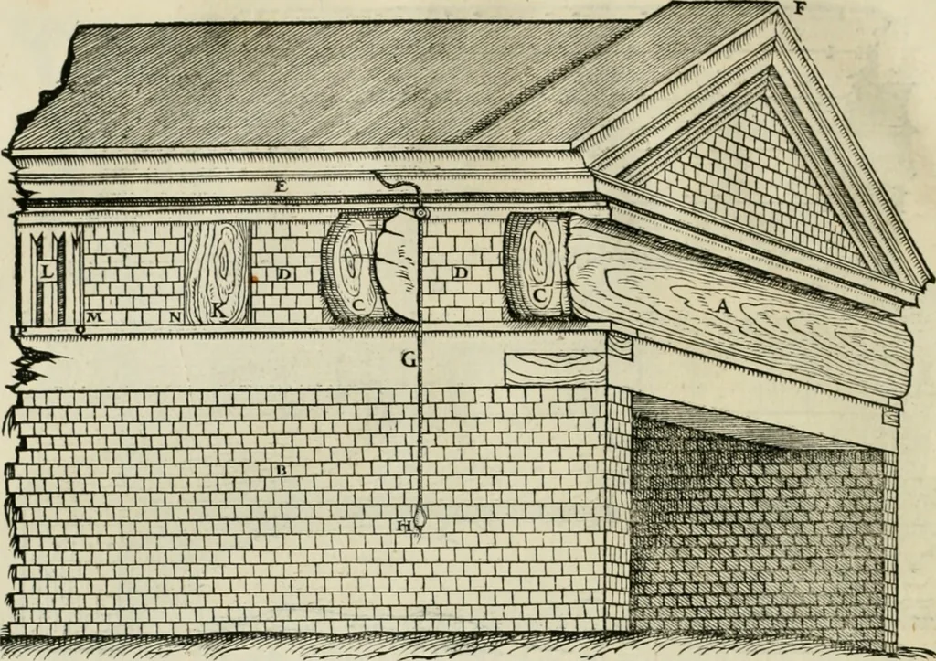 An illustration from Della architettvra, 1590, leaf 89