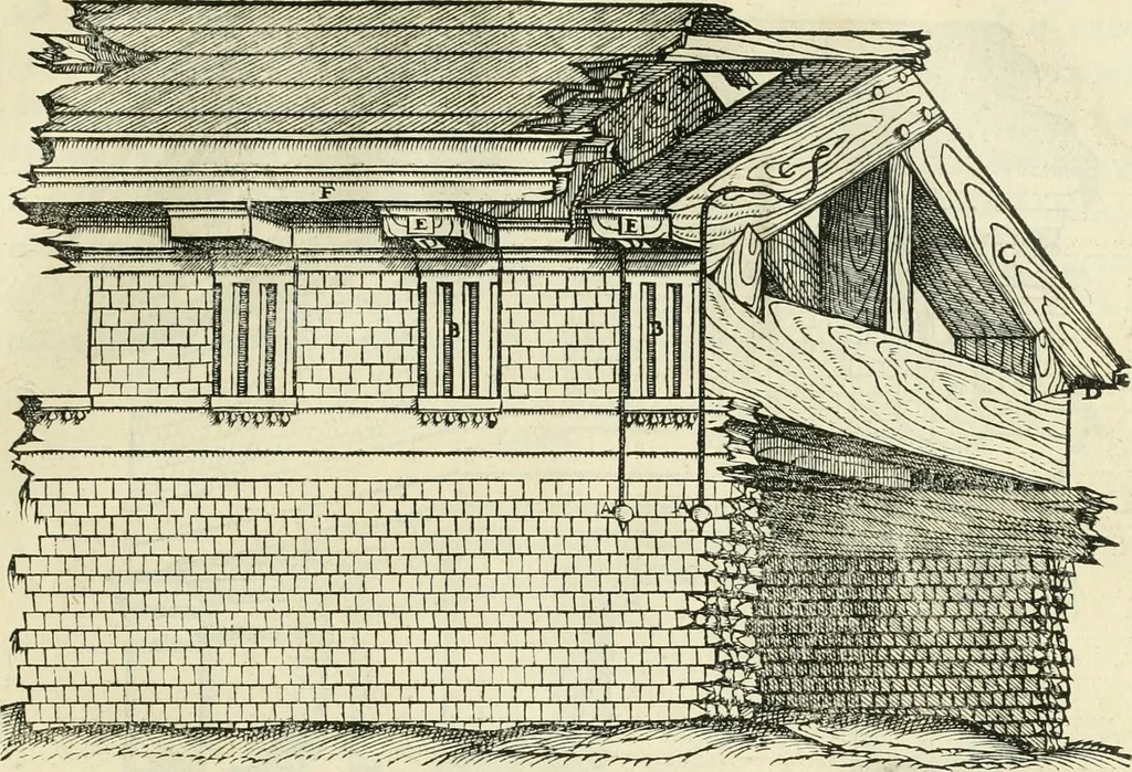 An illustration from Della architettvra, 1590, leaf 90