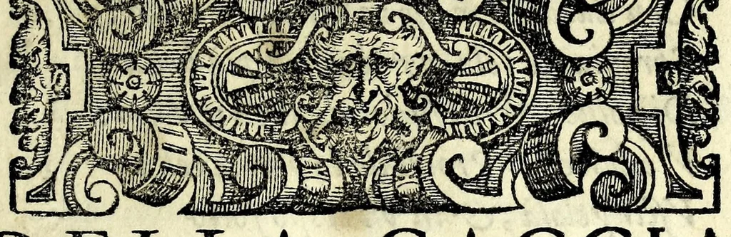 An illustration from Della caccia. Poema, 1591, leaf 23
