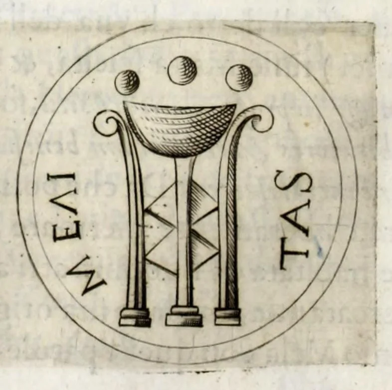 An illustration from Della descrittione di Malta isola nel mare Siciliano : con le sue antichita, ed altre notitie : libri quattro, 1647, leaf 196