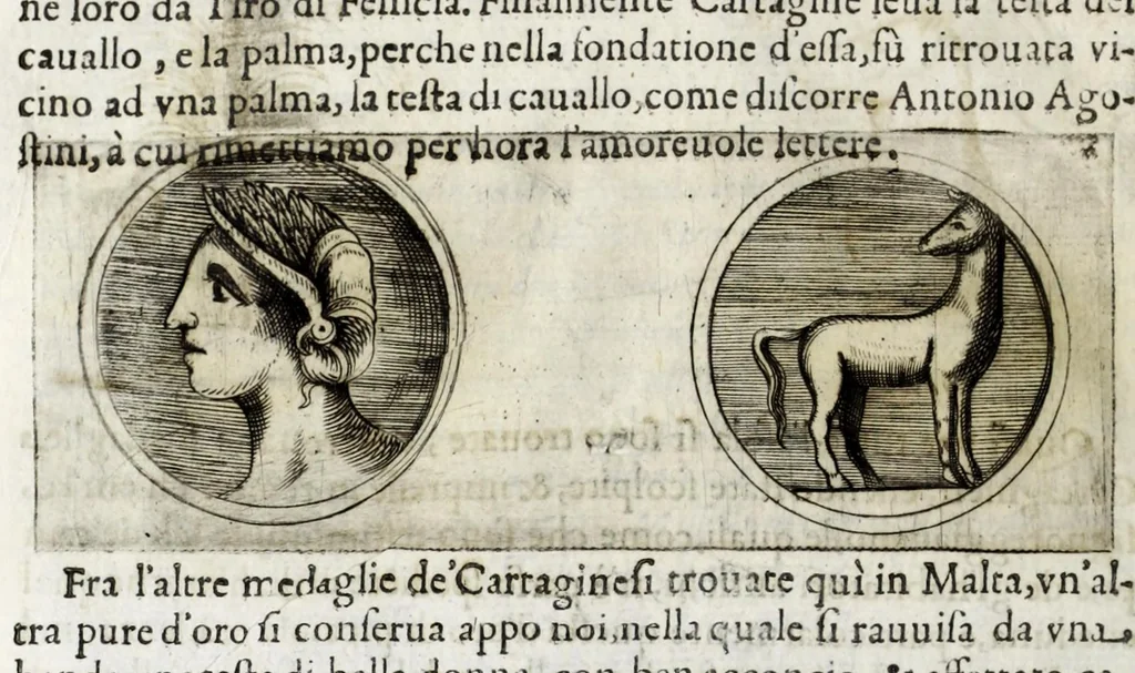 An illustration from Della descrittione di Malta isola nel mare Siciliano : con le sue antichita, ed altre notitie : libri quattro, 1647, leaf 226