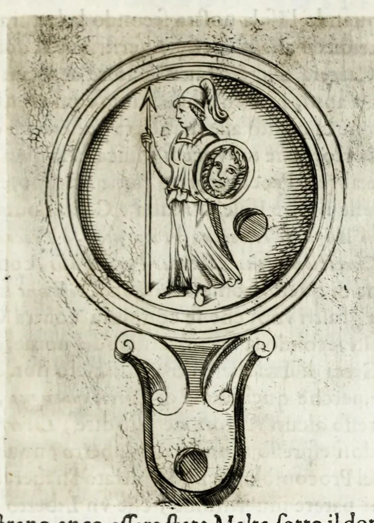 An illustration from Della descrittione di Malta isola nel mare Siciliano : con le sue antichita, ed altre notitie : libri quattro, 1647, leaf 229