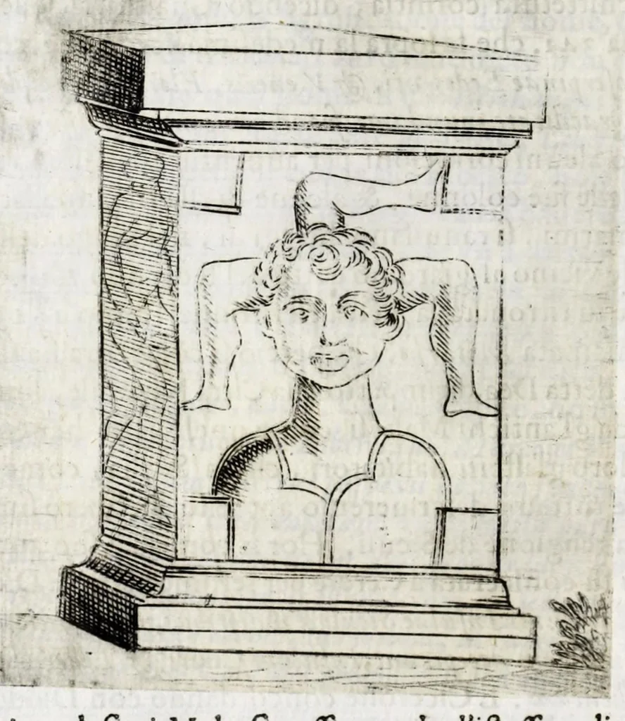 An illustration from Della descrittione di Malta isola nel mare Siciliano : con le sue antichita, ed altre notitie : libri quattro, 1647, leaf 232