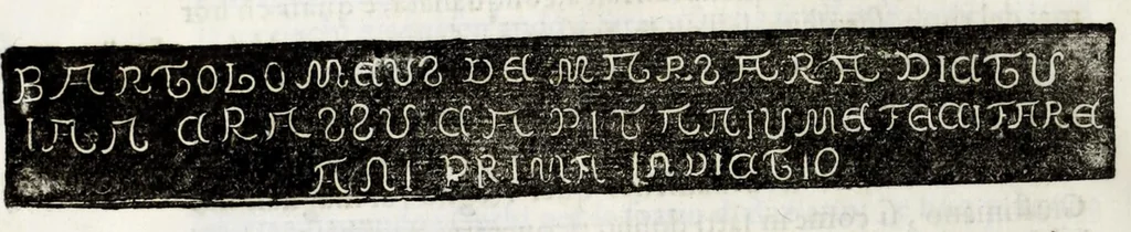 An illustration from Della descrittione di Malta isola nel mare Siciliano : con le sue antichita, ed altre notitie : libri quattro, 1647, leaf 270